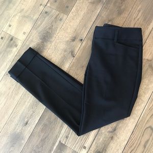 Express Black Crop columnist pant with cuff